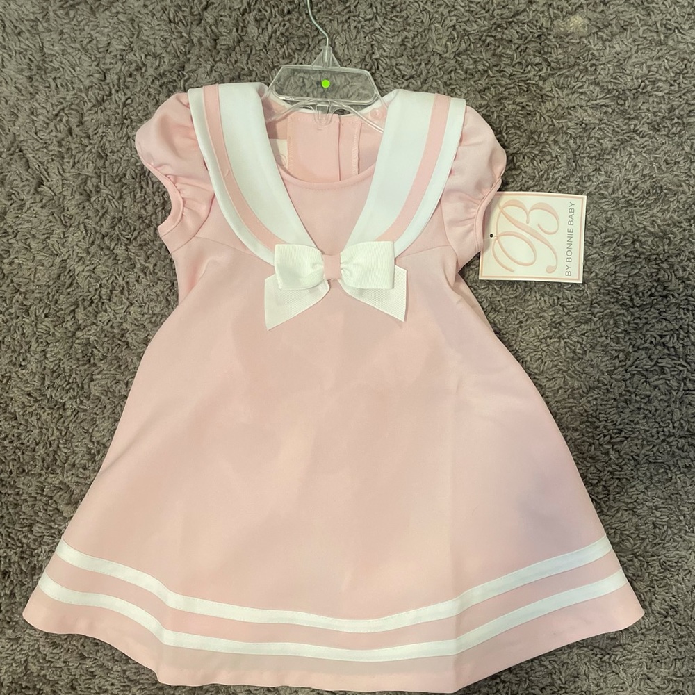 By Bonnie Baby Sailor Pink Outfit Size 18m